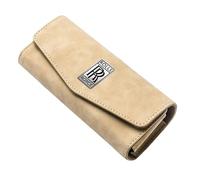 YLINNB Car Sun Visor Sunglasses Clip for Rolls-Royce Ghost/Phantom/Cullinan/Spectre, Multi-functional Sunglass Organizer Compact Storage Accessory,Beige