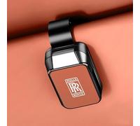 YLINNB Car Sun Visor Sunglasses Clip for Rolls-Royce Ghost/Phantom/Cullinan/Spectre, Multi-functional Sunglass Organizer Compact Storage Accessory,Orange