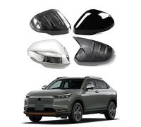 YLINNB Door Wing Mirror Covers for Honda HR-V 2021-2024, Car Mirror Trim Cover ABS Plastic Replacement Exterior Part Sleek Design and Strong Protection,Black