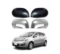 YLINNB Door Wing Mirror Covers for Nissan Note E11 2005-2012, Car Mirror Trim Cover ABS Plastic Replacement Exterior Part Sleek Design and Strong Protection,Carbon fiber pattern