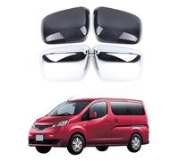 YLINNB Door Wing Mirror Covers for Nissan NV200 2009-2019, Car Mirror Trim Cover ABS Plastic Replacement Exterior Part Sleek Design and Strong Protection,Silver