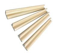 yljcrrk Wooden Domino Trays, 4 Pieces Versatile Holder For Board Games,Multi-Purpose Wood Letter Replacement Stand,Portable Domino Racks Set For Chicken Feet, Mexican Train And Rummy Game