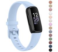 YLK Bracelet Compatible with Fitbit Inspire 3 Wristband for Men and Women, Classic Silicone TPU Wristbands, Sport Adjustable Replacement Strap for Fitbit Inspire 3 Watch Strap, Mint Blue