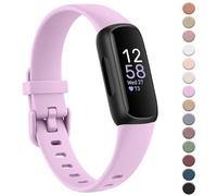 YLK Bracelet Compatible with Fitbit Inspire 3 Wristband for Men and Women, Classic Silicone TPU Wristbands, Sport Adjustable Replacement Strap for Fitbit Inspire 3 Watch Strap, Grass Purple
