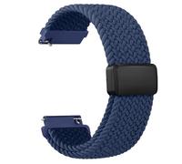YLK Elastic Nylon Bracelet for Garmin Forerunner 55 Wristbands / Forerunner 165/165 Music / 245/245 Music / 645/645 Music Women Men Braided Replacement Strap with Adjustable Magnetic Buckle