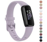 YLK Strap Compatible with Fitbit Inspire 3 Wristband for Men and Women, Classic Silicone TPU Wristbands, Sport Adjustable Replacement Strap for Fitbit Inspire 3 Watch Strap, Taro Purple
