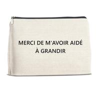 YLKJSTYS Thank You Gifts for Women Makeup Bag, Teacher Appreciation Gifts, Thanksgiving Graduation Gifts for Mom Teacher, Thank You for Helping Me Grow Cosmetic Travel Organizer Toiletry Bag,