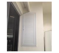 YLLFFLL Insulated Recessed Drywall Access Panel, Locking Universal Metal Electrical Panel Cover Decor Exterior Service Shaft Door, Large Removable Wall Inspection Hatch(22x42in/56x107cm)