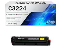 YLLiee C3224 Replacement Toner Cartridge with Chip Fully Compatible with Lexmark C3224 C3326 MC3224 MC3326 MC3224i MC3326adwe MC3326i All-in-One Laser Printer Series(Size:1500Page,Color:Yellow)