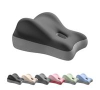 YLLiee Couples Wedge Pillow with Lumbar & Neck Relief, Wedge Pillow, Memory Foam Cushion for Hip Elevation, Ideal for Couples, Home Use, Bed/Sofa Support(Size:41×48×23cm,Color:Black)