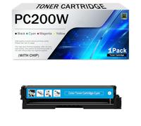 YLLiee For Ricoh Compatible High Yield Toner Cartridges PC200W(BK/C/M/Y), High Yield Fits with Ricoh MC240FW PC200W Series Laser Printer, Chip Inside, Can Add Ink(Size:4500Page,Color:Cyan)