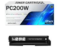 YLLiee For Ricoh Compatible High Yield Toner Cartridges PC200W(BK/C/M/Y), High Yield Fits with Ricoh MC240FW PC200W Series Laser Printer, Chip Inside, Can Add Ink(Size:4500Page,Color:Black)