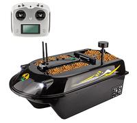YLLLLY GPS Sea Fishing RC Bait Boat Sonar Fish Finder Auto Navigation 3Hull 8kg Loading 600M Distance Smart Fishing remote control Boat (Color : Bait boat)
