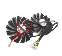 YLLOZDE 2Pcs/Set,Computer VGA GPU Cooler,PLD10010S12HH,Video Cards Fan, For MSI for GTX 980 970 GTX970 for GAMING,Graphics Card Cooling