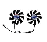 YLLOZDE 2Pcs/Set,PLA09215B12H,GA92S2H,GPU Cooling Cooler,Video Card Fan, For Nvidia for JIESHUO Laptop for Chip for RTX 3070M 8G GA91S2U(CF9015H12S)