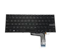 YLLOZDE Backlight Keyboard English For for Vivobook 14 X1402 X1402ZA X1402Z Laptop silver key caps(Black backlit US)