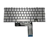 YLLOZDE Latin Keyboard Laptop Backlit For HP for Envy 15-EP 15T-EP -EP1020CA Spanish Silver key caps Teclado 9Z.NHCBQ.A1E