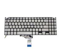 YLLOZDE Spanish Portuguese Keyboard Backlight For for X509 X515 M509 for Vivobook for D509 X509FJ X509FL X509UB X515EA-AP X515UA X515FA(Spain silver light)
