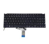 YLLOZDE Spanish Portuguese Keyboard Backlight For for X509 X515 M509 for Vivobook for D509 X509FJ X509FL X509UB X515EA-AP X515UA X515FA(Spain black no light)