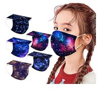 YLLQXI Halloween 50Pcs Face_Masks for Kids Disposable Face_Covering 3-Ply Breathable Face_Bandanas Multipack Mouth and Nose Anti Dust Protective Shiled Elastic Earloop Face Mouth Covering