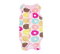 YLLQXI Step-in Medium Dog Recovery Suit Onesie - Post-Surgical Shirt for Dogs & Cats - Pink, XL