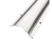YLLSMGS 39in Stainless Steel Cable Protector Metal Floor Cable Cover Silver Decorative Invisible Trough for Office Home Workshop(40 * 9.6mm/1.57 * 0.37in)