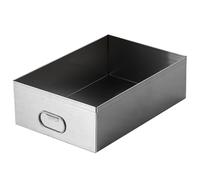 YLLSMGS Oil Drain Pan Drip Pan for Car Metal with 2 Side Handles for Grease Dripping From Vehicles Refrigerators Barbecue Grills(35x26x8.5cm/14x10x3in)
