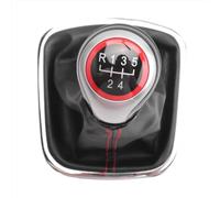 YLMKMVLCZC Leading-Style Gear Shift Knob for Polo 6R 6C Hatchback Sedan 2011-2019 Level Change with Gaiter Boot Cover Gear Shift Knob Lever