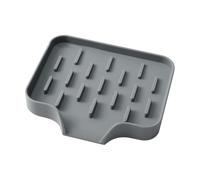 Ylnailky Bathroom Soap Dish | Sponge Drainer for Bathtub,Flexible Silicone Soap Drain Holder for Sink, Kitchen, Dishwasher, Shower, Bathtub
