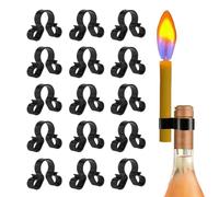 Ylnailky Bottle Service Clips, Bottle Service Sparkler Clips, Multi-Functional Anti-Slip Buckle Holders for Birthday Home Ceremony Parties Candle Weddings Ceremonies Celebrations Kitchen