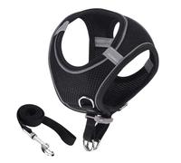 Ylnailky Cat Harness Escape Proof - Cat Harness and Lead Set | Puppy Vest Collar Pet Supplies for Safety Training Travel Hiking Backpack Outdoor Adventures