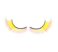Ylnailky Colored Lash Clusters,Fake Color Lash Clusters - Reusable Eye Makeup Supplies for Beginners Stage Wedding Halloweens Cosplay Pride