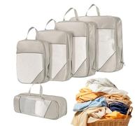 Ylnailky Compression Bags for Travel | Clothes Storage Organizer - Waterproof Folding Pouch Space Saving for Travel Vacation Moving Cruise Airplane Business Trip Luggage Clothes Organization