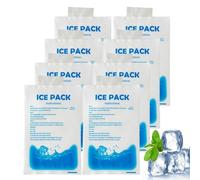 Ylnailky Cool Packs for Cooler | Gel Ice Packs for Injuries - Summer Cooler Accessories for Running Outdoor Beach Shipping Food Fishing Work