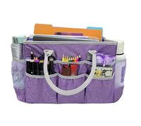 Ylnailky Craft Bag Organizer Tote | Artist Bag Craft Art Supplies Organizer,Waterproof Case with Pockets Handles for Kids Artists Teachers Travel School Gym Outdoor Workout Camping Commuting