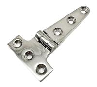 Ylnailky Marine Hinges - T Type Marine Grade Hardware | Thick Boat Barn Door Hinges - for Hatch Cabinet Yacht Kitchen Entry Industrial Panels Tool Boxes Woodworking