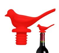 Ylnailky Silicone Wine Stopper,3D Bird Leakproof Sealer | Silicone Wine Preserver - for Champagne Liquor Beverage Beer Bar Storage Freshness