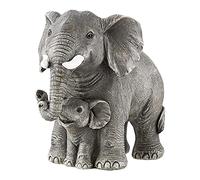 Ylncicn Elephant Statue - Elephant Decor - Mom Gifts - Elephant Gifts for Women - Home Decor Office Bookshelf TV Stand Living Room, Decoration for Shelf Table Decor -Large Grey