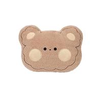 YLOEPI Animal Plush Pillow with Cute Face, Adorable Expression Plush Cushion, Soft Hugging Pillow, Decorative Creature Throw for Sofa, Bedroom Styling, Perfect Home Gift (Brown)