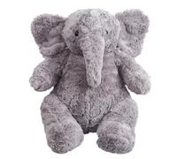 YLOEPI Elephant Plush Pillow, Shaped Cuddle Toy, Fluffy Decorative Cushion, Hugging Soft Stuffed Throw, Ideal for Birthday Gifts, Sofa, Bedroom, Living Room & Home Decor (25CM/10INCH)