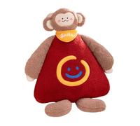 YLOEPI Smiling Plush Pillow, 60cm Soft Stuffed Animal Cushion, Large Fluffy Hugging Toy, Decorative Throw for Bedroom Sofa, Joyful Gift for Kids Boys Girls (Style02)