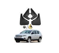 YLOXFW Car Mudguard Mud Flaps for Jeep Compass 2011-2016 Molded Custom Front and Rear Mudflaps Splash Guards Fender Flares Kit 4-PC Auto Accessories,Send 1 Car Wash Towel