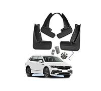 YLOXFW Car Mudguard Mud Flaps for VW Tiguan R-Line 2019-2023 Molded Custom Front and Rear Mudflaps Splash Guards Fender Flares Kit 4-PC,Send 1 roll Car Garbage Bag,2022~2023