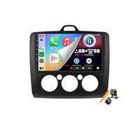 YLOXFW Car Stereo Android 15.0 Radio for Focus Mk2/Mk3 2004-2011 GPS Sat Navigation 9'' Touchscreen DVD Multimedia Video Player FM BT Receiver with Carplay 4G 5G WiFi DSP SWC,Black,M6 Pro3