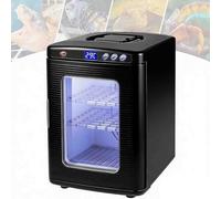 ylpddmm Electric Heating Constant Temperature Lab Incubator, Cabinet Incubators for Hatching Eggs, Lab Incubator Reptile Egg Incubator for Hatching Chicks, Temperature Controlled 5°C-60°C Black