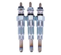 YLQASOON 3 Pcs Glow Plugs M811937 MIU802457 Compatible with Yanmar Engine 3TNV76 3TNM74 3TNV70 John Deere X495 X595 X740 X744 X748 X749 X750 X754 X758 1435 1023E 1025R 1026R 2025R 2026R 2305 2320