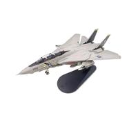 YLQERZ 1/100 Scale For F14A Tomcat Combat Aircraft VF-84 Pirate Flag F14 Alloy Model Collection Toy For Collection And Display