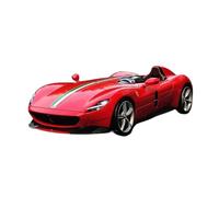 YLQERZ 1:18 For Ferrari Monza SP1 Sports Car Scale Die-cast Alloy Car Model For Adult Collectible Souvenirs For Vehicles Fans(Red)