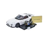 YLQERZ 1 18 For Mazda RX7 SPIRIT R With Engine Alloy Fully Opened Car Model Collection Decoration Display For Vehicles Fans(White)