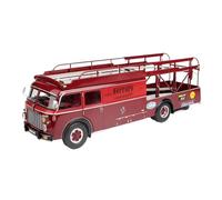 YLQERZ 1:18 Scale For Ferrari Transport Truck OM150 ROLFO Die-Cast Model Car For Adult Collectors For Vehicles Fans(Red)